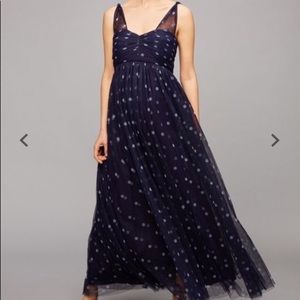 NWT Navy & White Maternity Gown